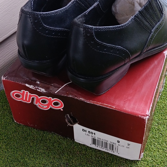 DINGO: Women’s Size 9 Black, Western, Ankle Low Boots, Booties, Slip Ons Leather - Picture 5 of 5